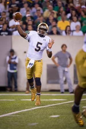 Notre Dame quarterback Everett Golson took advantage of Syracuse's fatigue secondary in Notre Dame's 31-15 win on Saturday. 