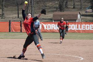 AnnaMarie Gatti has given up 26 earned runs in 21 innings pitched this season, but is looking to regain her previous form as a highly-touted recruit.