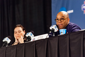 Syracuse head coach Quentin Hillsman spoke to the media on Monday morning. He said the crowd that shows up for game doesn't matter to him.