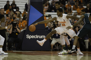 Freshman forward Taurean Thompson showed on Monday night that he's a dangerous weapon in the high post.