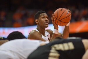 Fifth-year guard Andrew White carried the Orange’s offense with 27 points on 6-of-15 shooting in a five-point victory over Wake Forest. 