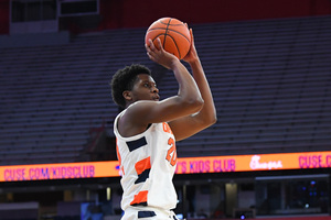 Robert Braswell averaged 3.8 points and 1.9 rebounds per game this season for the Orange.