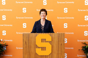 Gretchen Ritter, Syracuse University’s new vice chancellor, provost and chief academic officer, said SU needs a diverse faculty and a welcoming environment to support its students.