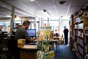 Patrick McGrath, the store’s new owner, has always wanted to own his own business. Taking over Books End allows him to combine his passion for books with his business dream.